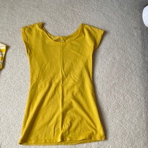 Downeast mustard wonder tee xsmall
